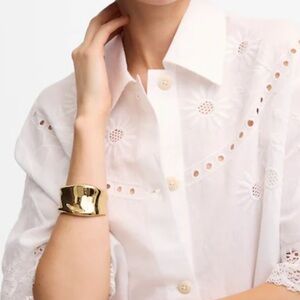 Madewell Wavy Chunky Cuff Bracelet